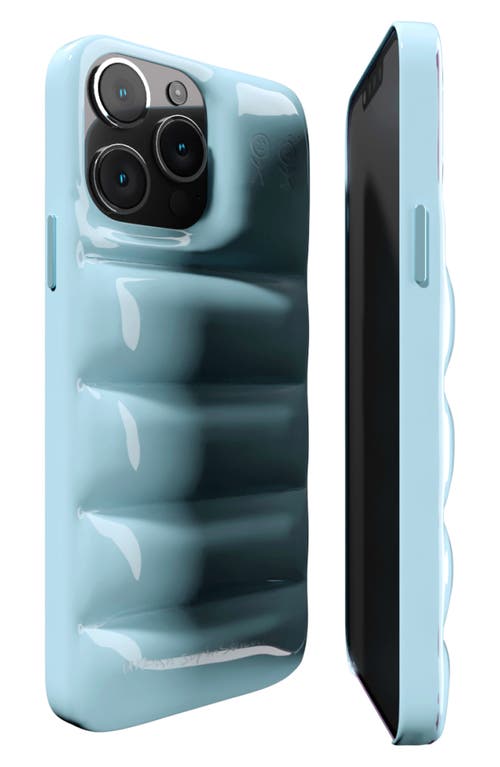 Shop Urban Sophistication The Puffer Case® Patent Iphone 14 Pro Case In Endless Sky
