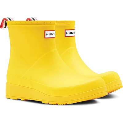 Hunter Original Play Waterproof Rain Bootie, Yellow