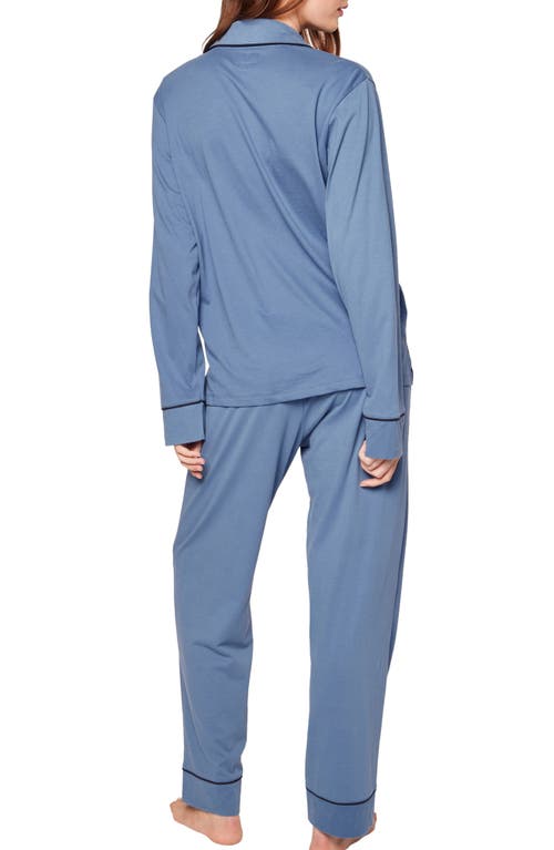 Shop Petite Plume Mystique Blue Peruvian Cotton Pajamas