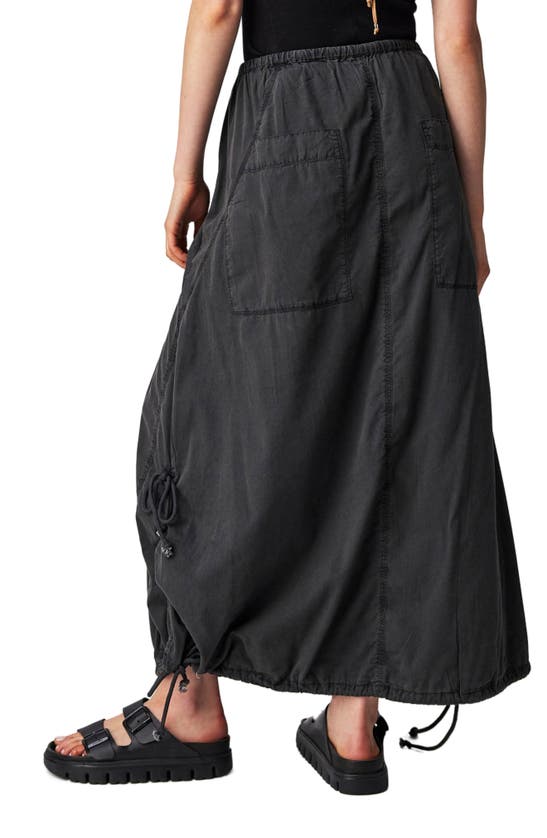 Shop Free People Picture Perfect Parachute Maxi Skirt In Black 2
