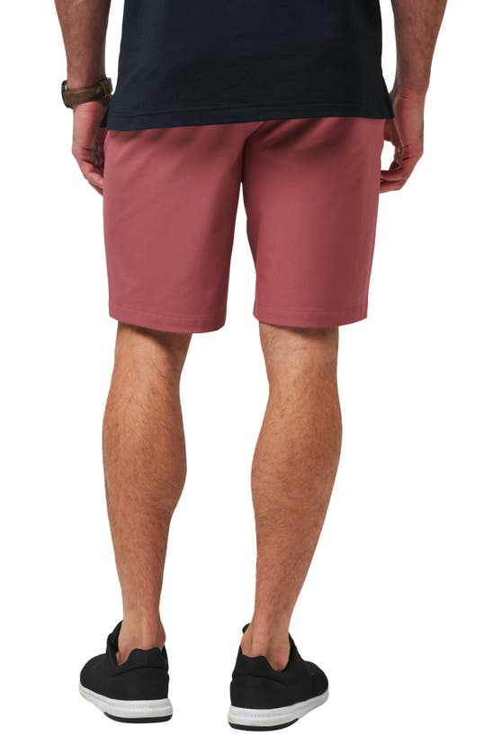 Shop Travismathew Wanderlust Chino Shorts In Roan Rouge