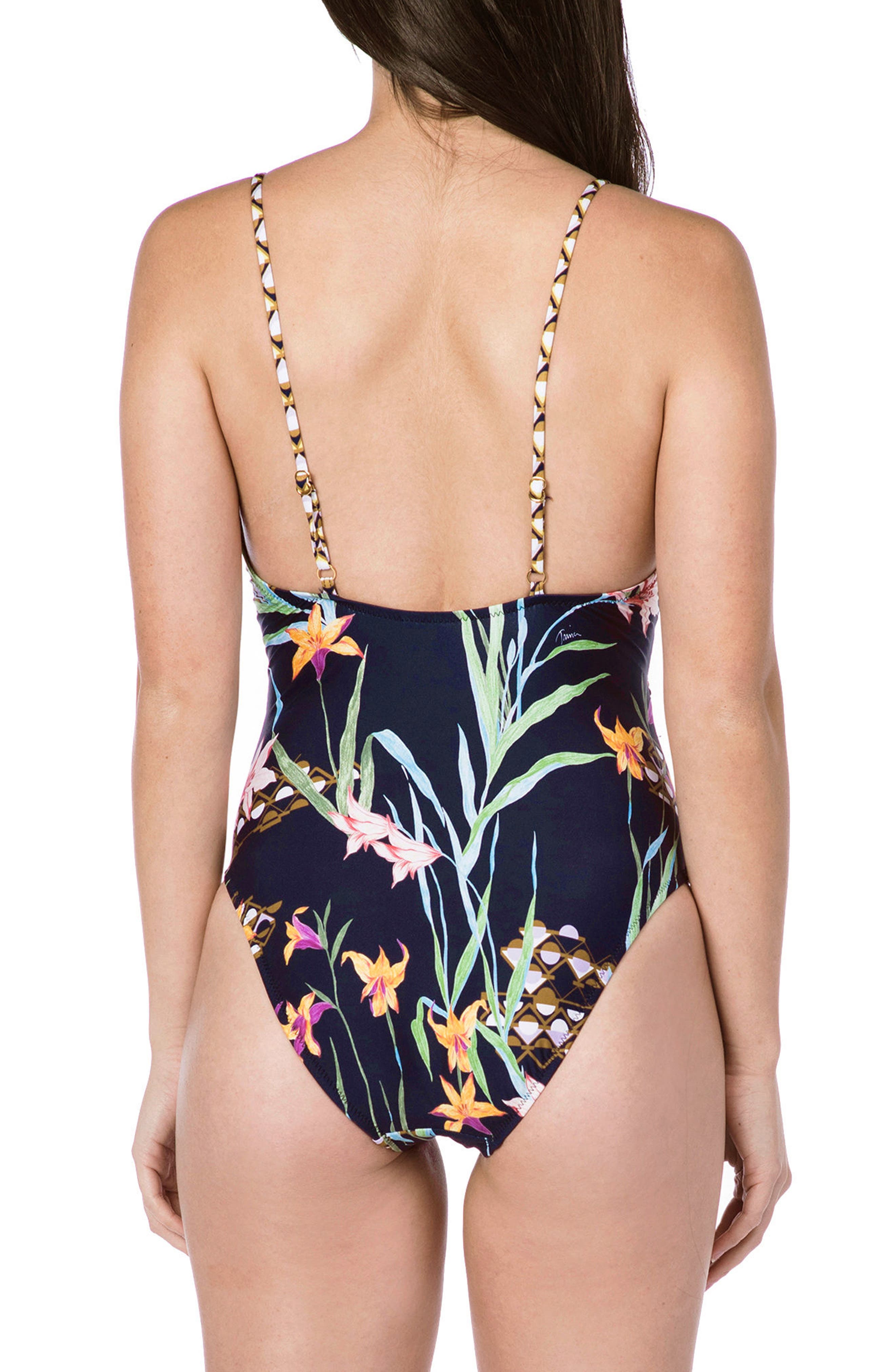 trina turk fiji floral one piece