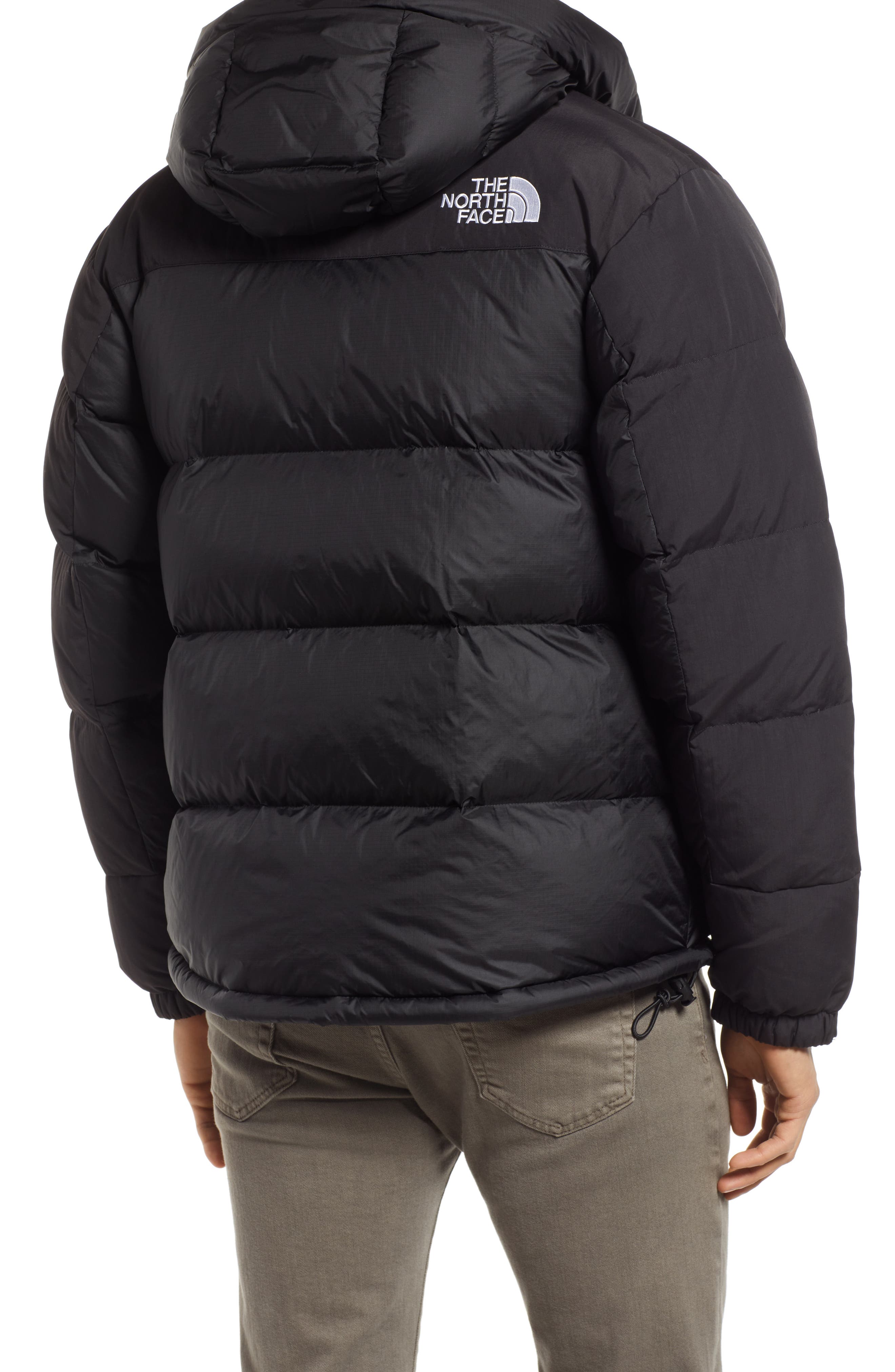 all black north face jacket