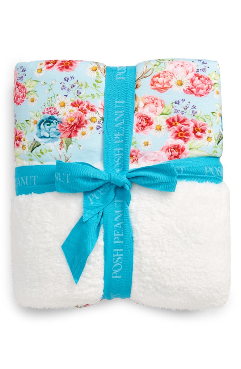Posh Peanut Fawn Patoo Plush Reversible Blanket Nordstrom Posh Peanut Fawn Patoo Plush Reversible Blanket Nordstrom