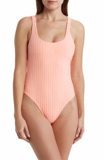 Good American 90s Hot One-Shoulder One-Piece Swimsuit