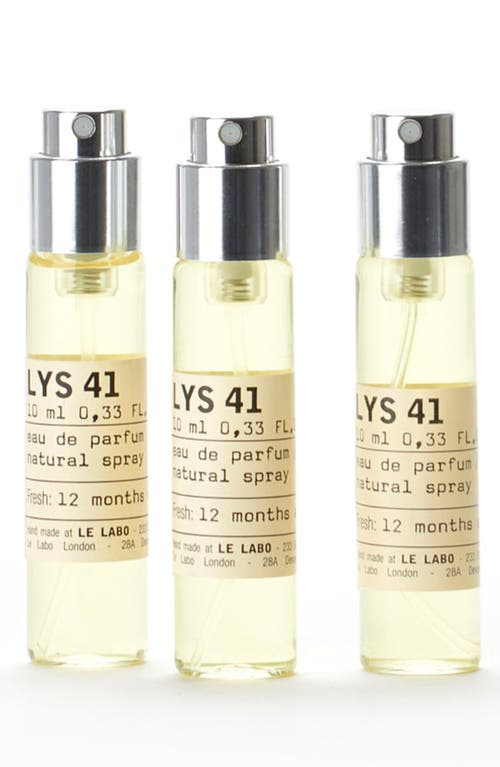 Le Labo Lys 41 Eau de Parfum Travel Tube Refill Trio at Nordstrom