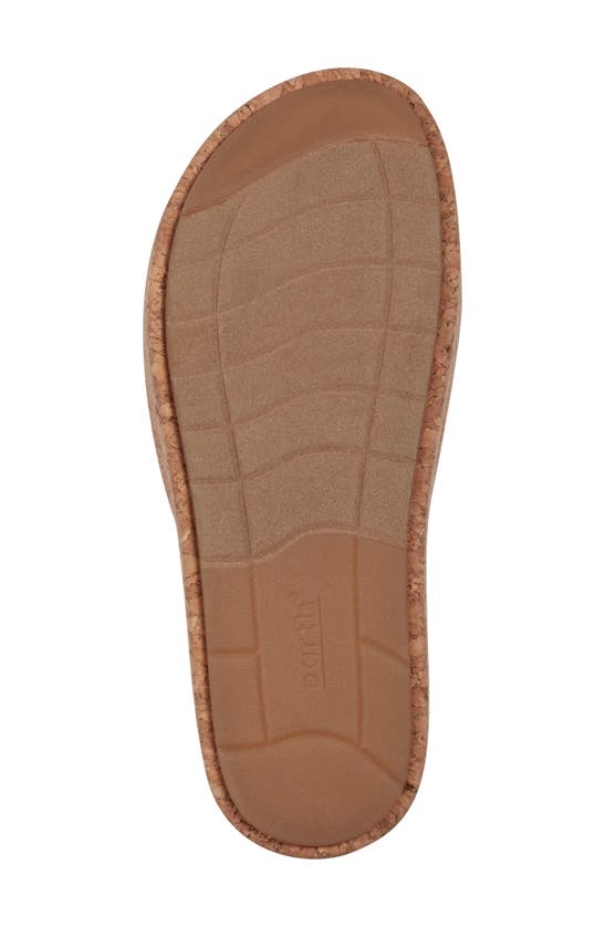 Shop Earth Sachan Platform Slide Sandal In Orange