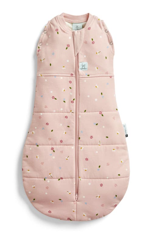 ergoPouch 2.5 TOG Cocoon Stretch Organic Cotton Convertible Swaddle Bag in Daisies at Nordstrom