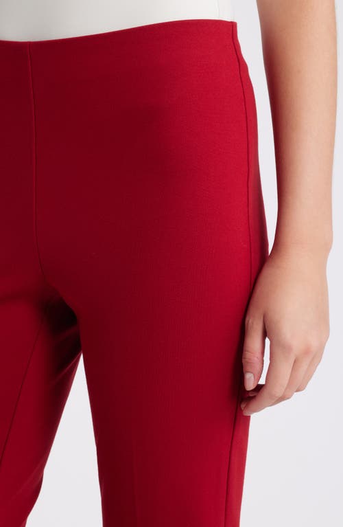 Shop Anne Klein Hollywood Waist Slim Fit Pants In Titian Red