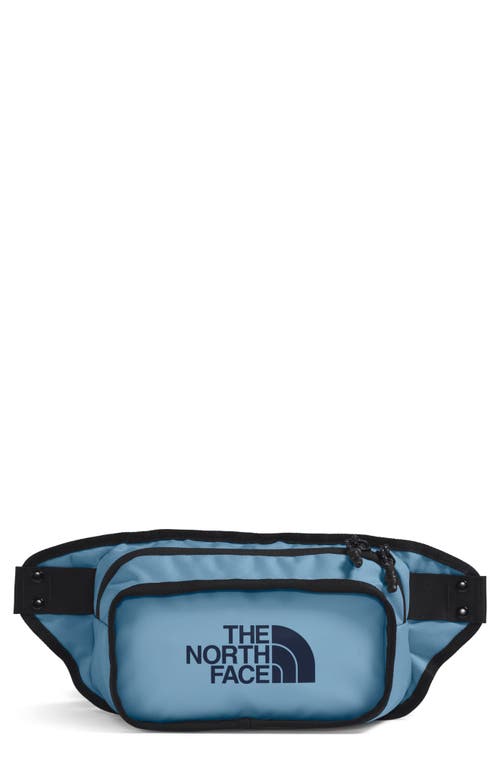 The North Face Explore Belt Bag In Steel Blue/tnf Black/navy