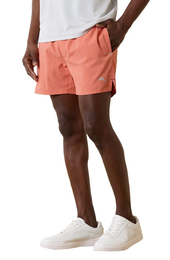 Tommy Bahama Maui Breaker Swim Trunks In Mango Tango