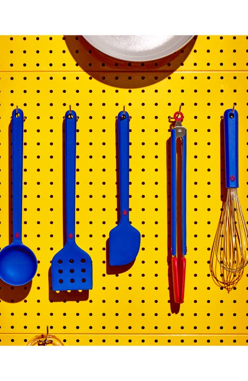 Great Jones Set Of 5 Silicone Utensils In Blueberry