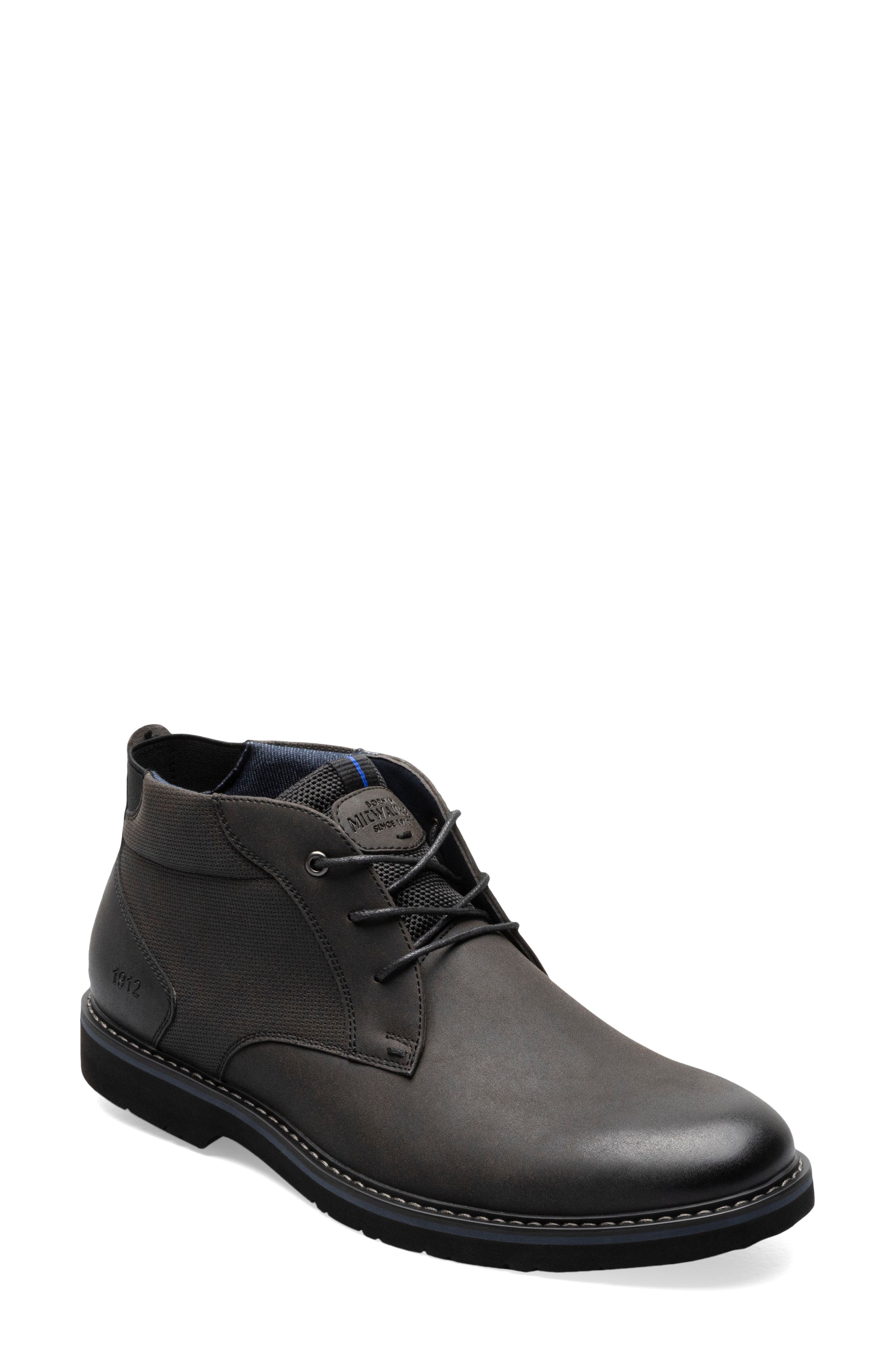 dark gray chelsea boots