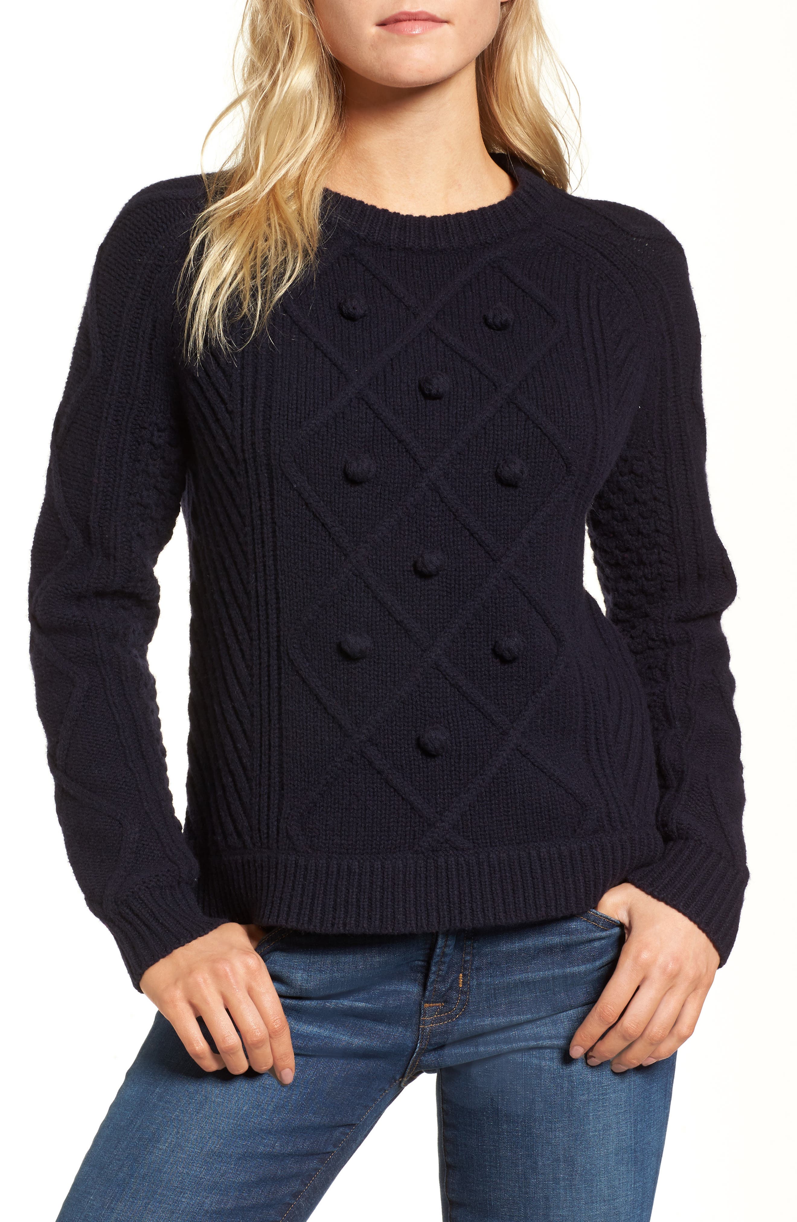 j crew pom pom sweater