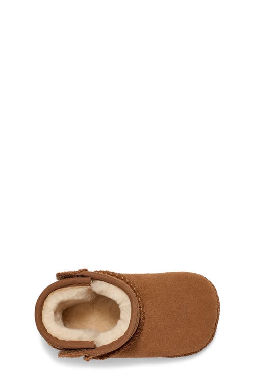 Ugg(r) Classic Bootie & Lovey Blanket Set In Chestnut
