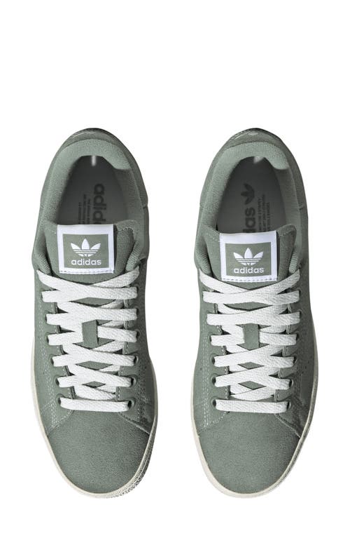 Shop Adidas Originals Adidas Stan Smith Sneaker In Silver Green/white/white