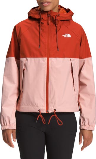 The North Face Antora Waterproof Rain Jacket in Red