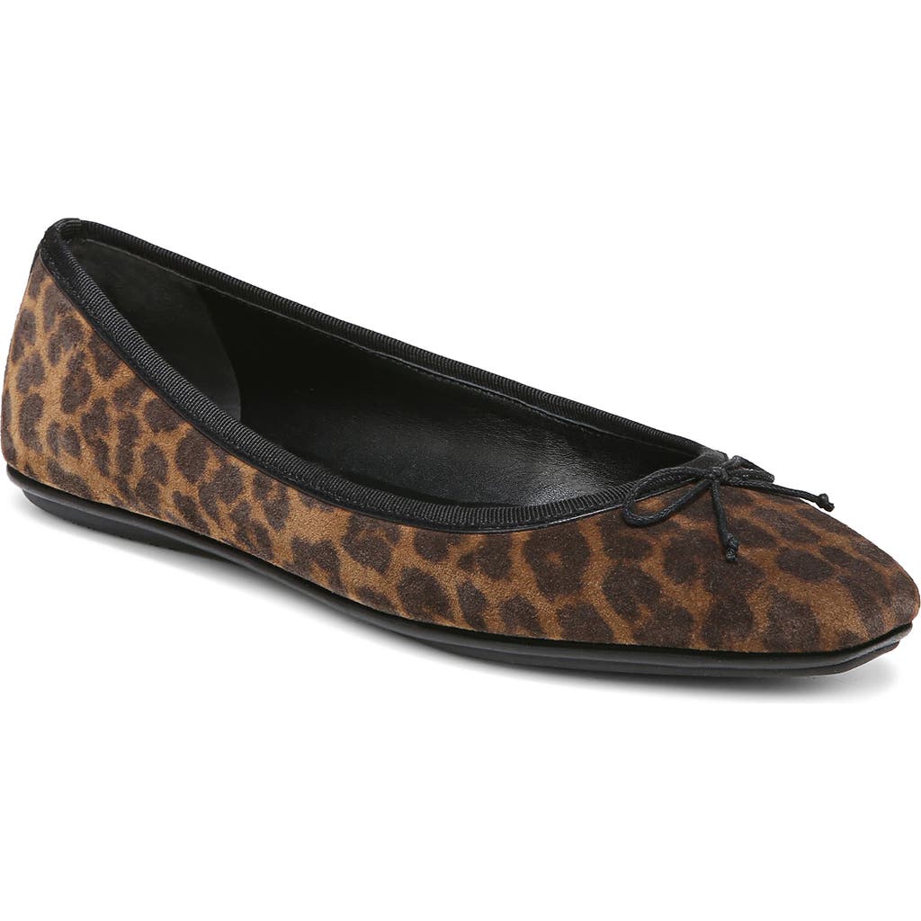 Veronica Beard Beatrix Ballet Flat In Camel/black