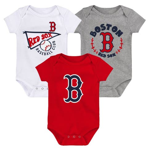 Red Sox Baseball Baby Boy Girl Onesie Newborn Organic Bodysuit Romper
