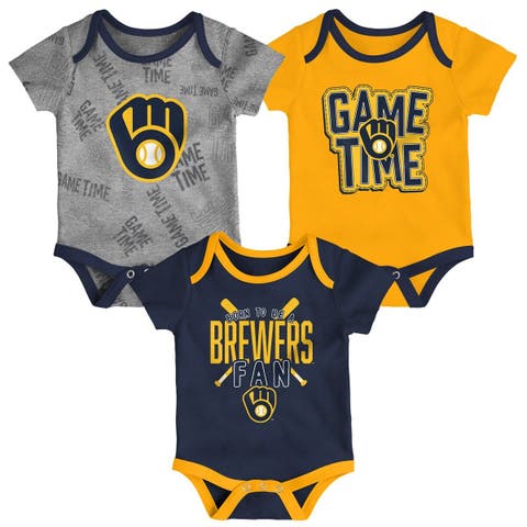 Outerstuff Newborn & Infant White/Heather Gray Detroit Tigers Little Slugger Two-Pack Bodysuit Set at Nordstrom, Size 0-3 M