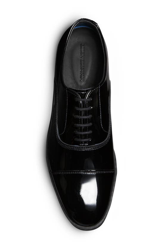 Shop Allen Edmonds Park Oxford Dress Sneaker In Black Patent