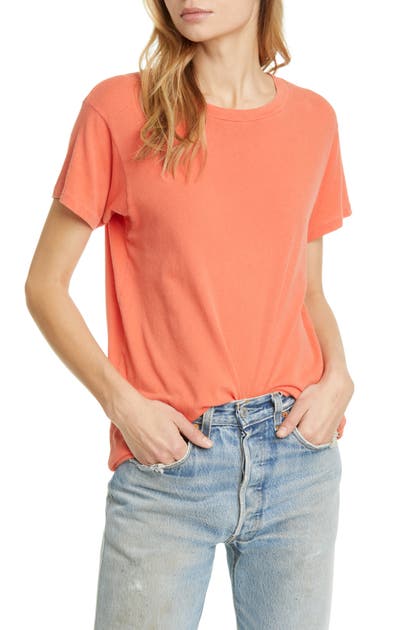 The Great The Slim T-shirt In Persimmon