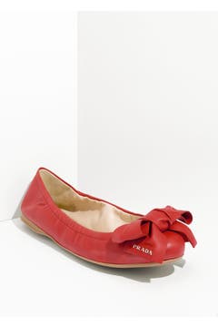 Prada Bow Ballerina Flat | Nordstrom