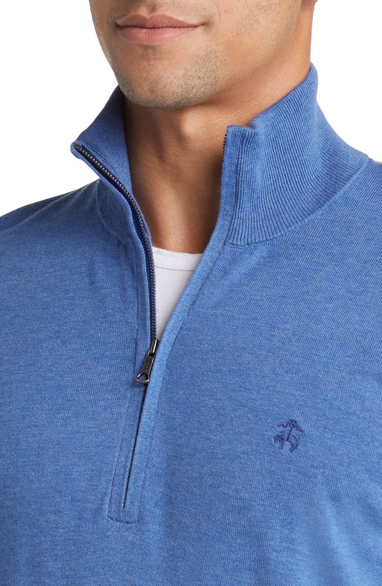 Brooks Brothers Half Zip Supima® Cotton Sweater Nordstrom
