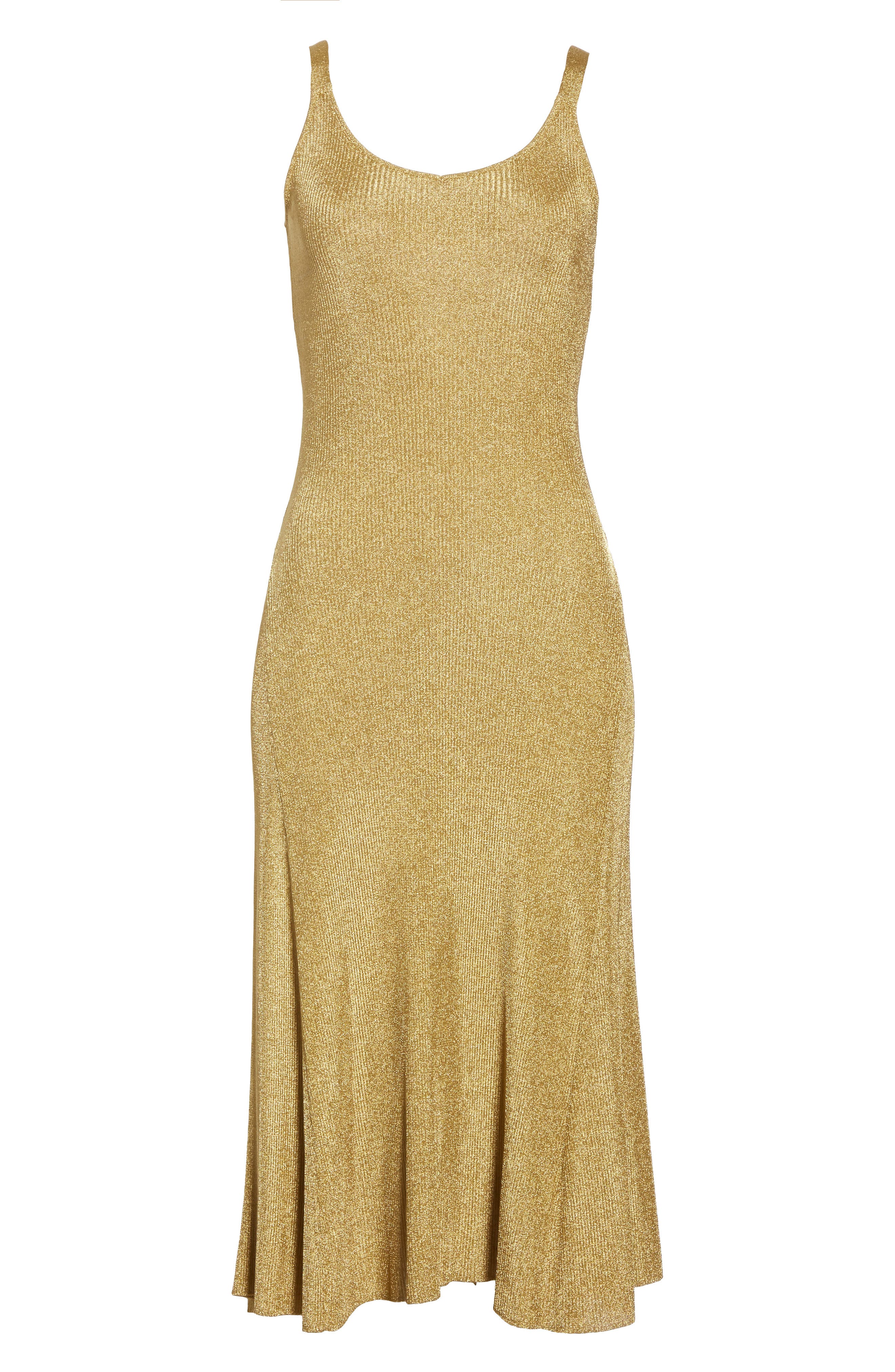 tommy x zendaya gold dress