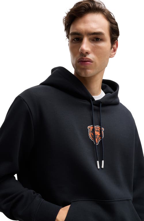 Shop Hugo Boss Boss <br>x Nfl Woodson Graphic Hoodie<br><br> In Chicago Bears