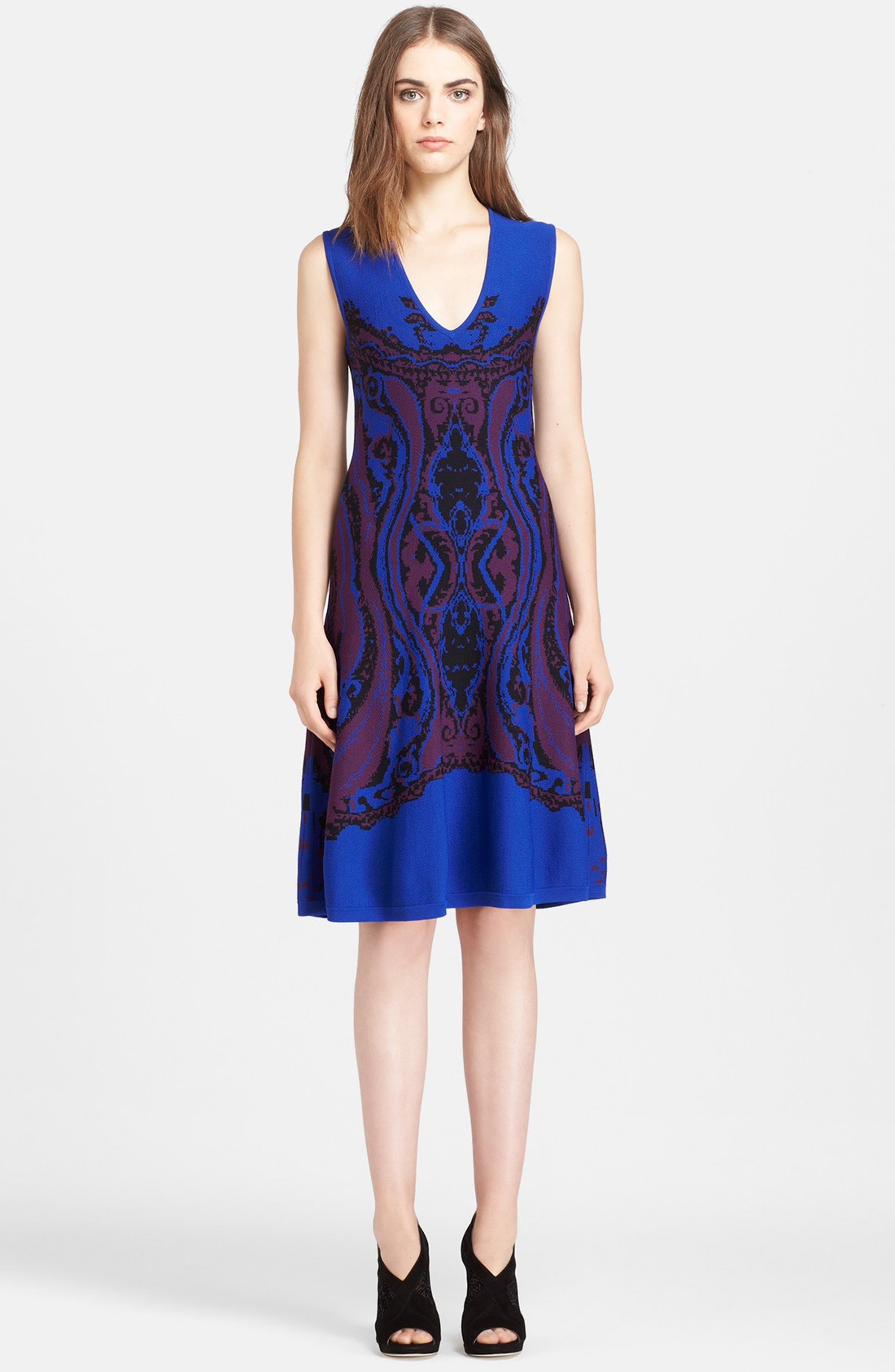 Tracy Reese Sleeveless Flared Sweater Dress | Nordstrom