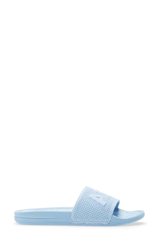Apl Athletic Propulsion Labs Big Logo Techloom Knit Sport Slide In Ice Blue