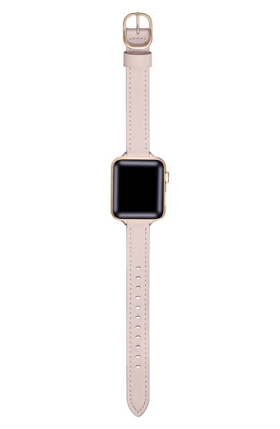 Shop The Posh Tech Leather Apple Watch® Band, 41mm In Pink