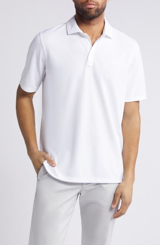 Shop Johnston & Murphy Xc4 Cool Degree Performance Polo In White