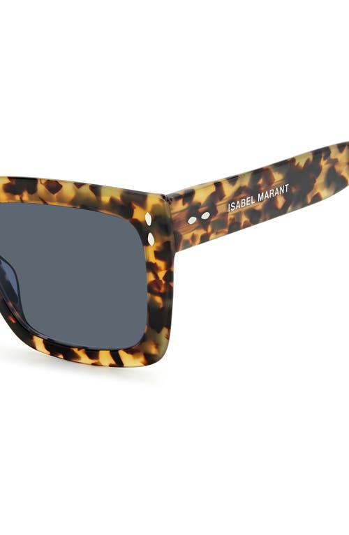 ISABEL MARANT ISABEL MARANT 55MM RECTANGULAR SUNGLASSES 