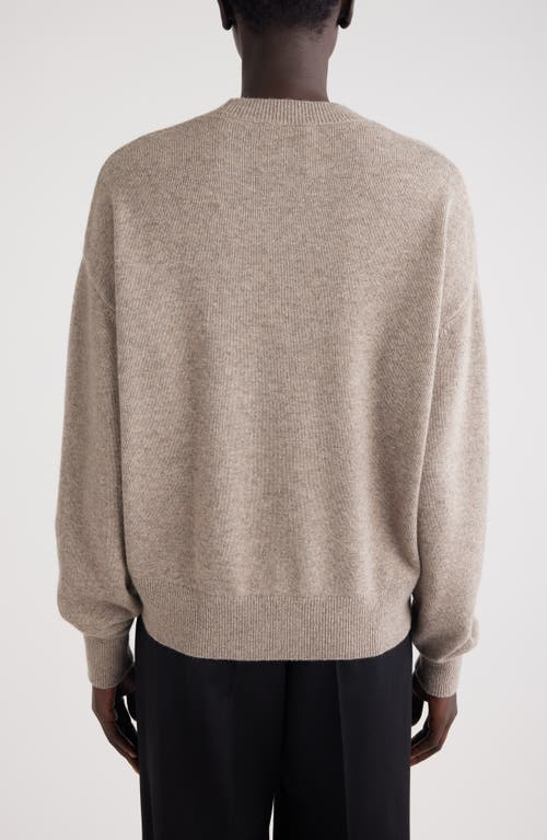 Givenchy 4g Logo Cashmere Crewneck Sweater In Pumice Beige