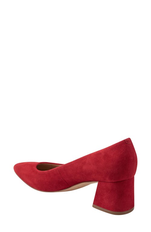 Marc Fisher Ltd Lewisa Pointed Toe Pump In Medium Red
