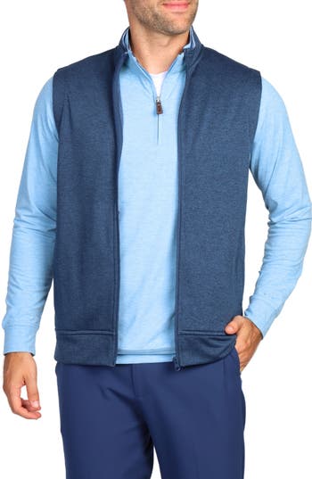 Tailorbyrd Luxe Performance Performance Vest In Indigo Blue