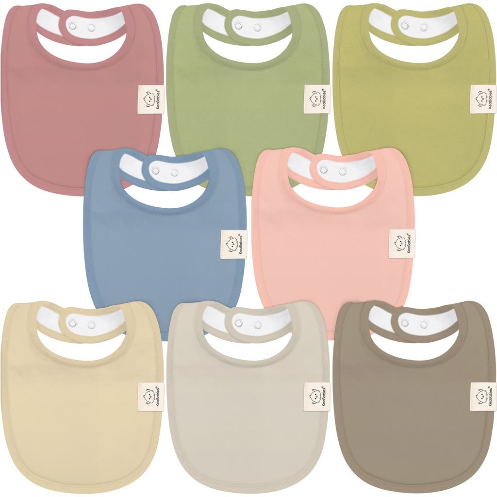 Keababies 8-pack Baby Drool Bibs In Boho