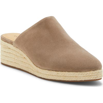 Lucky Brand Lucenia Espadrille Wedge- Beige