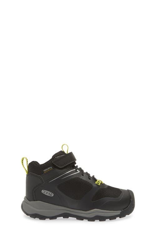 Shop Keen Kids' Wanduro Speed High Top Hiking Sneaker In Black/silver