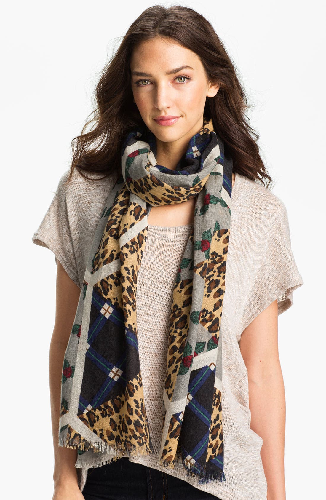 Yarnz 'Polygon' Cashmere & Wool Scarf Nordstrom