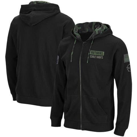 Philadelphia Eagles Starter Thursday Night Gridiron Reflective Stripe  Half-Zip Hooded Jacket - Black