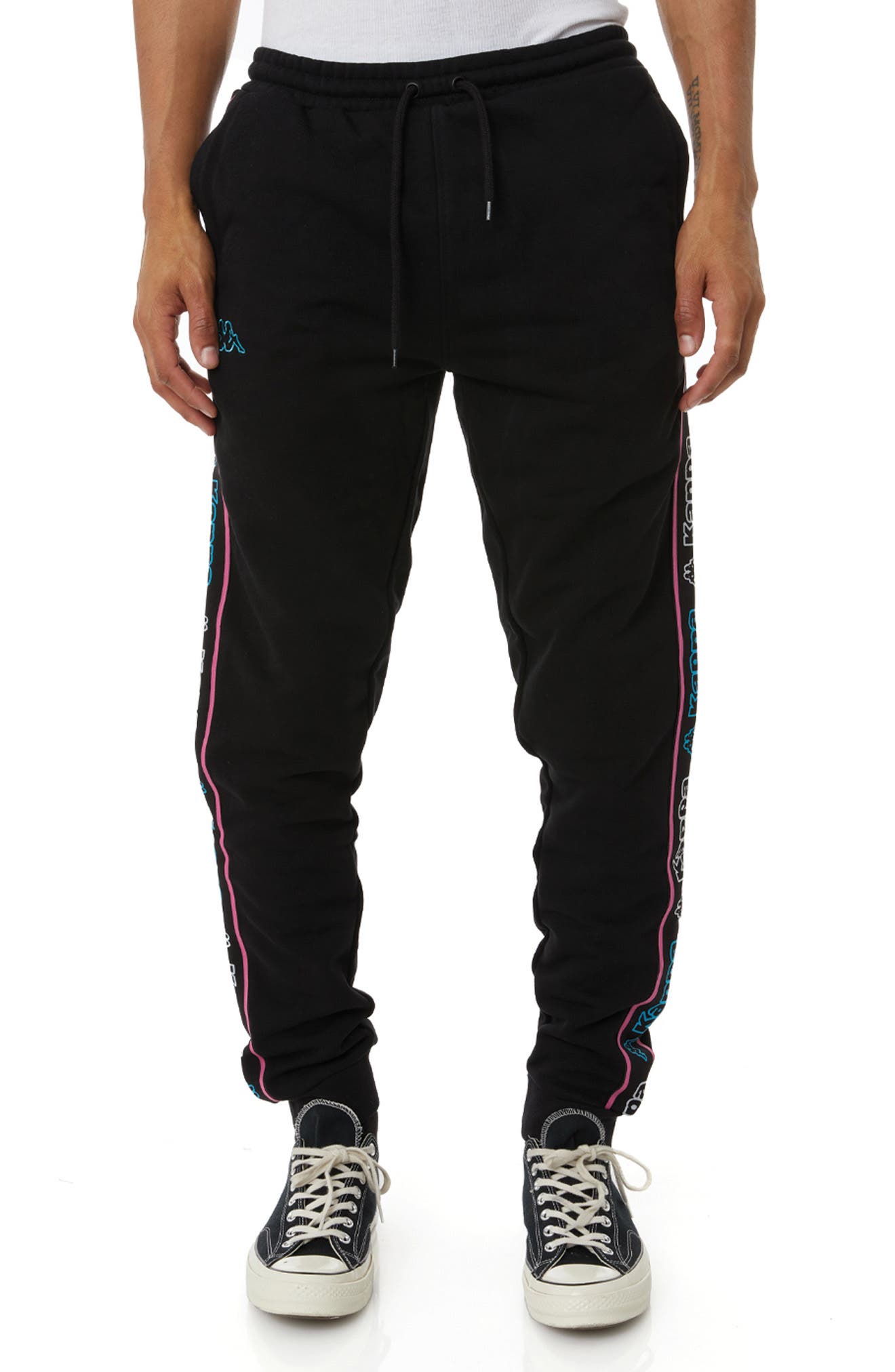 محاولة دفعة في الخارج navy kappa pants 