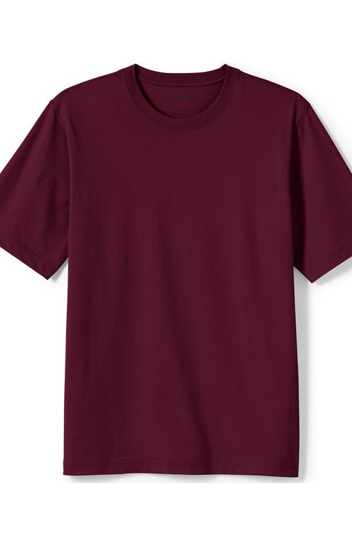 Shop Lands' End Super-t Short Sleeve T-shirt In Rich Burgundy