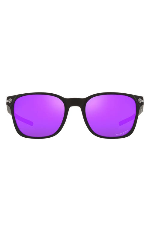Oakley Oakely Prizm™ 55mm Sunglasses In Matte Black/prizm Violet