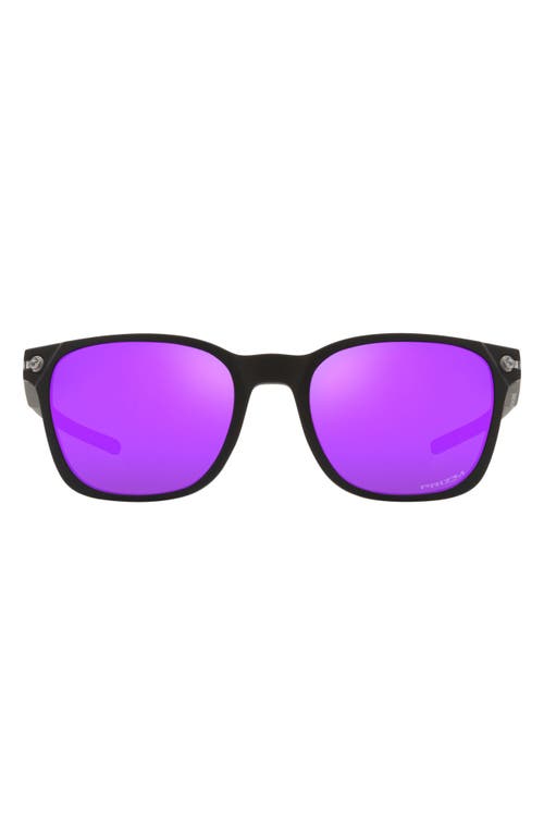Oakley Oakely Prizm™ 55mm Sunglasses In Matte Black/prizm Violet