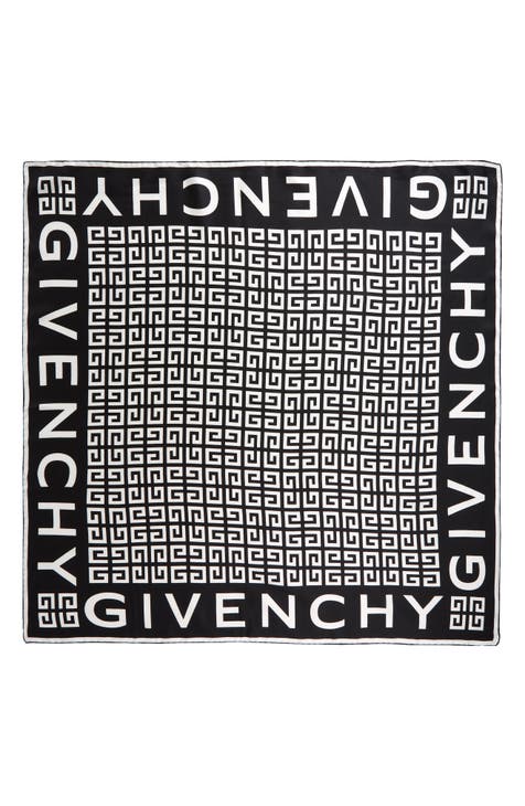 Givenchy, Accessories, Givenchyx Josh Smith Logo Artwork Silk Scarf Nwt