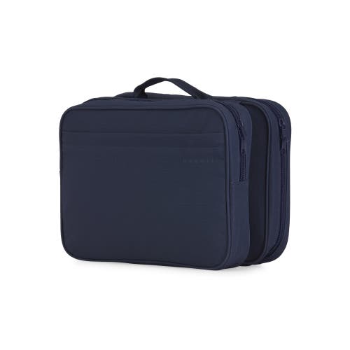 Bugatti Uptown Foldable Hanging Toiletry Bag In Navy
