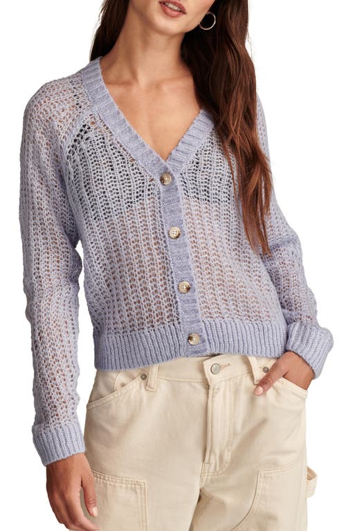 LUCKY BRAND LUCKY BRAND OPEN STITCH CARDIGAN